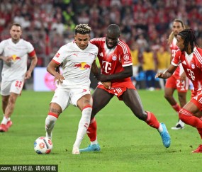首战造惨案！德甲-凯恩戴帽迪亚斯1射2传 拜仁6-0莱比锡