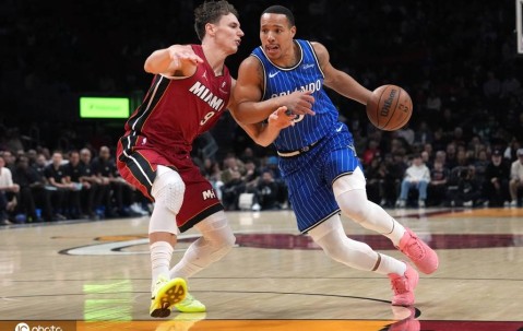 班凯罗31+12阿德巴约21+12 魔术险胜热火